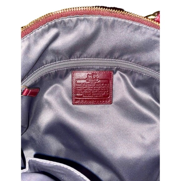 Coach Wine Burgundy Large Gathered Madison Tote Bag F1182-18643 - Picture 6 of 7
